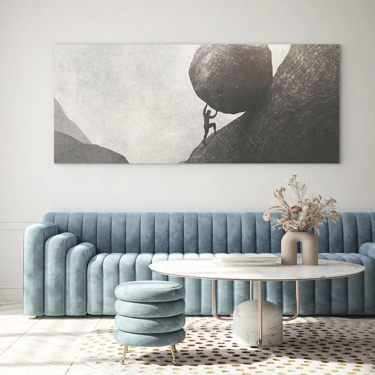 Impression sur verre - Image sur verre - Je crois contre tout espoir - 100x40 cm