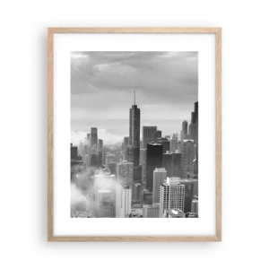 Affiche dans un chêne clair - Poster - Paysage américain - 40x50 cm