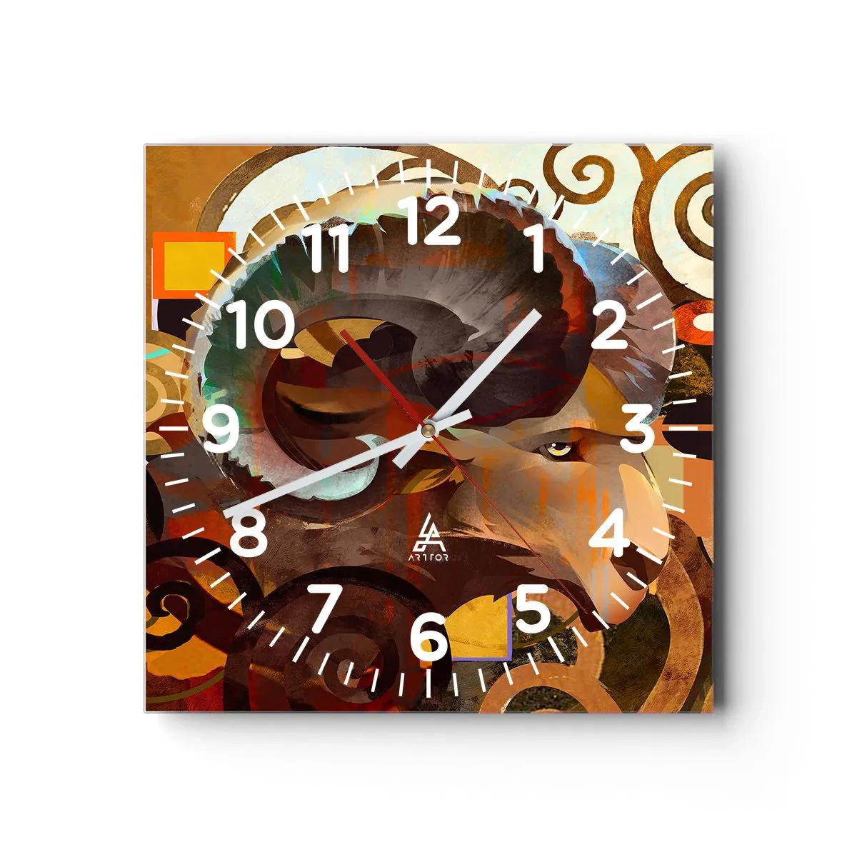 Horloge murale - Pendule murale - Magie - religions - rituels - 30x30 cm