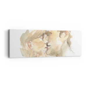 Impression sur toile - Image sur toile - A moitié trouvé ? - 90x30 cm