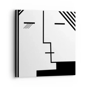 Impression sur toile - Image sur toile - Juste un baiser - 30x30 cm