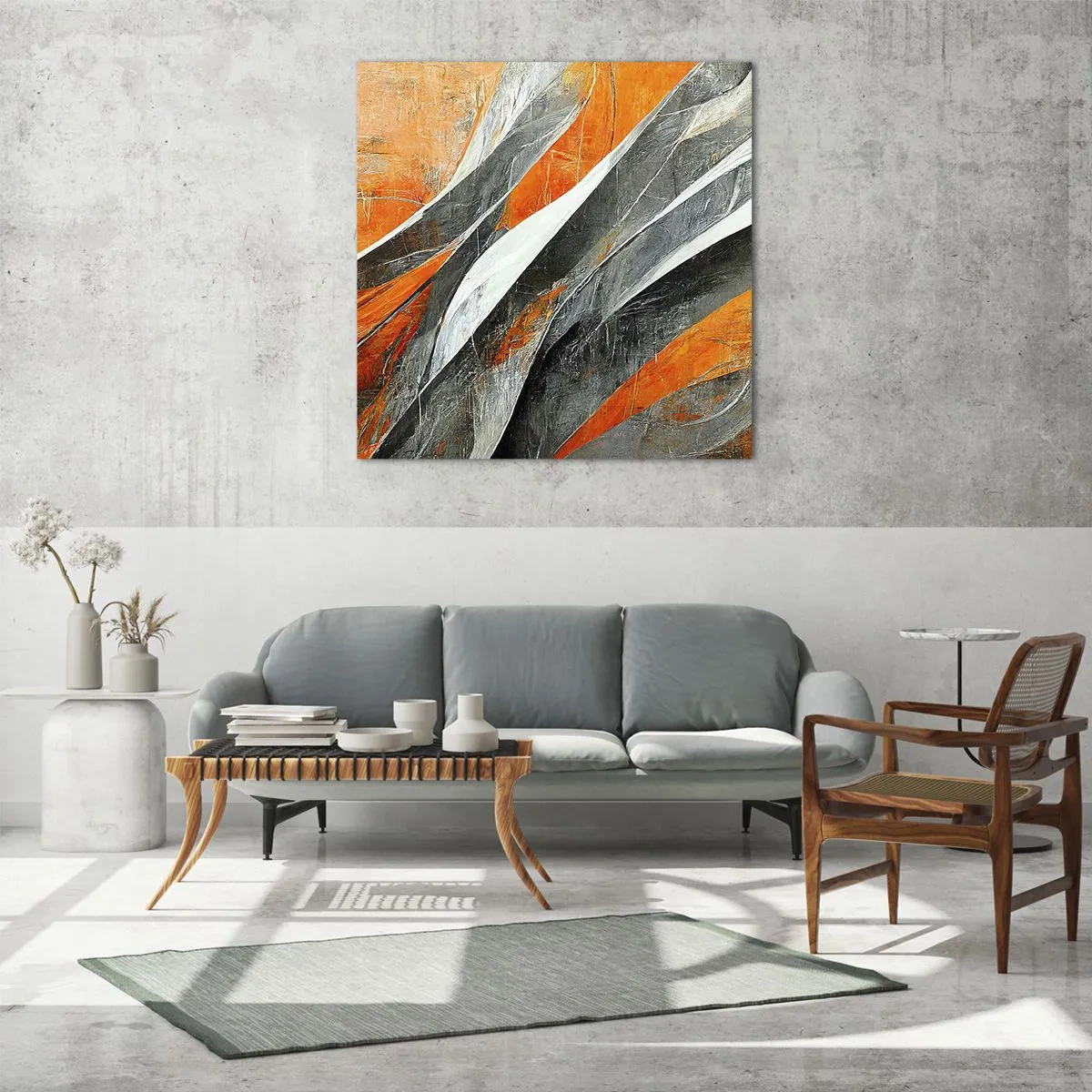 Impression sur verre - Image sur verre - Chaleur et froid - 30x30 cm