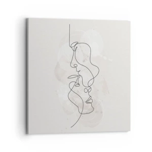 Impression sur toile - Image sur toile - Emmêlé dans une étreinte - 70x70 cm