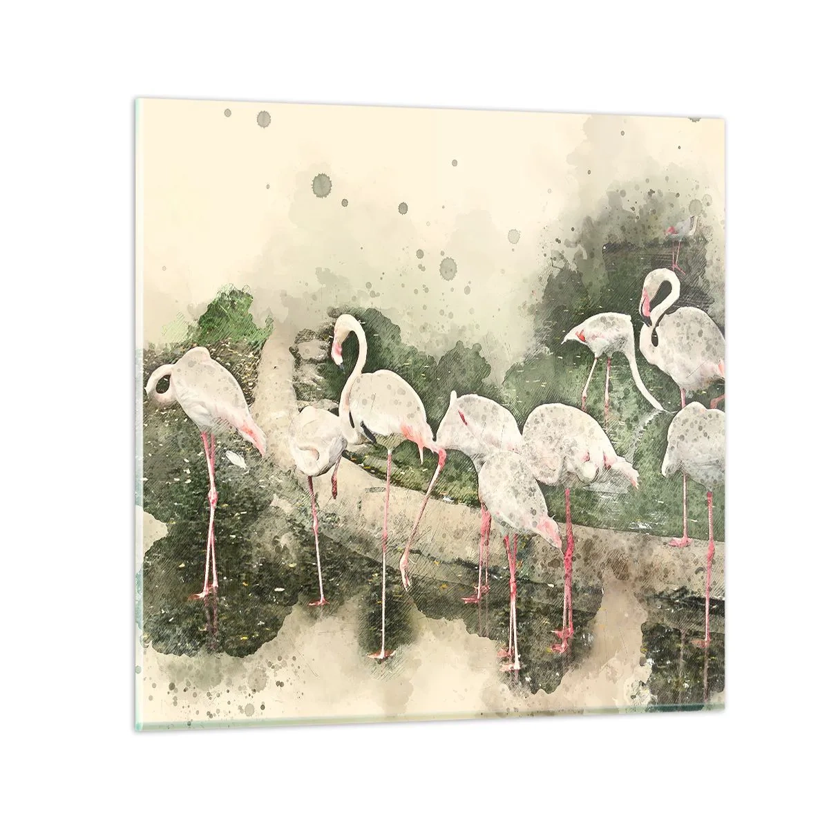 Impression sur verre - Image sur verre - Rêve exotique - 50x50 cm