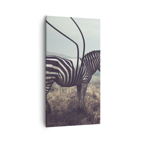 Impression sur toile - Image sur toile - Attention! Malfaçon - 55x100 cm