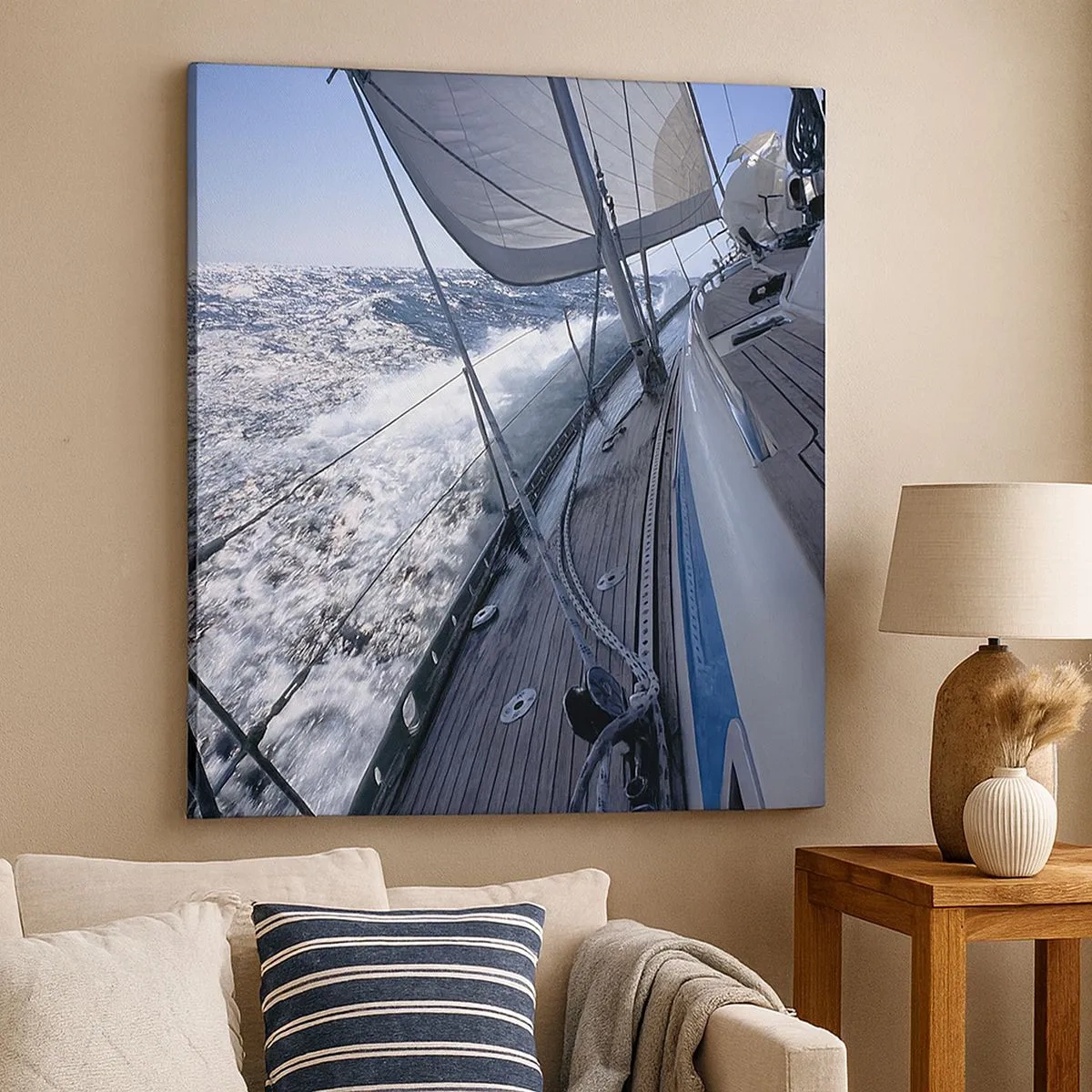 Impression sur toile - Image sur toile - Je sais ce que c'est d'être un oiseau - 30x30 cm