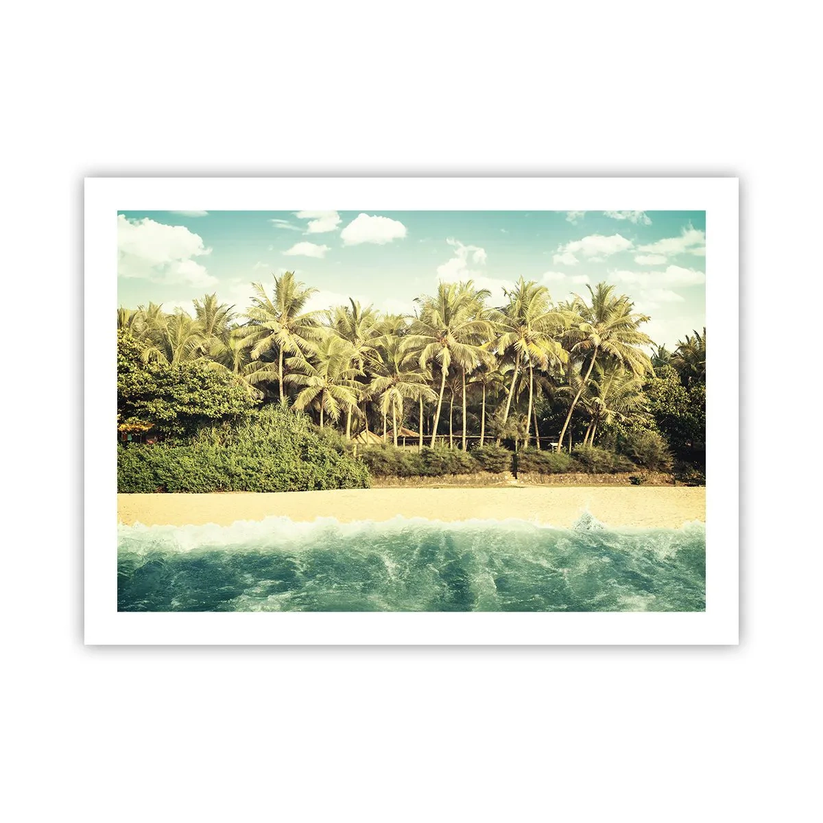 Affiche - Poster - Peut-être ici? - 70x50 cm