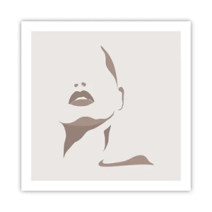 Affiche - Poster - Fait de lumière et d'ombre - 60x60 cm