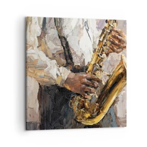 Impression sur toile - Image sur toile - C'est l'heure du solo - 50x50 cm