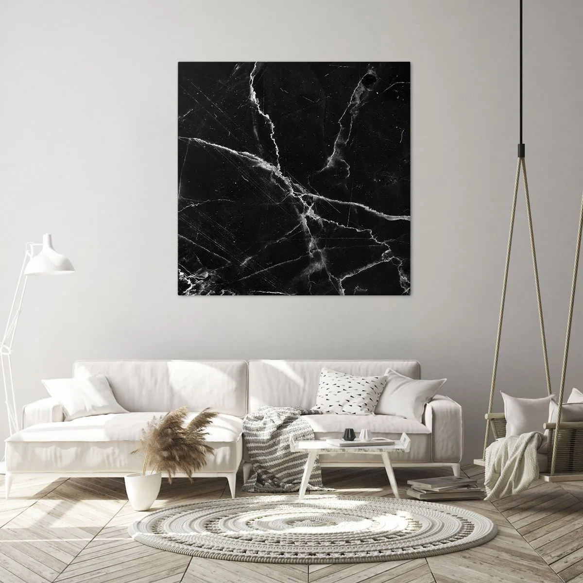 Impression sur toile - Image sur toile - La vie secrète de la pierre - 30x30 cm