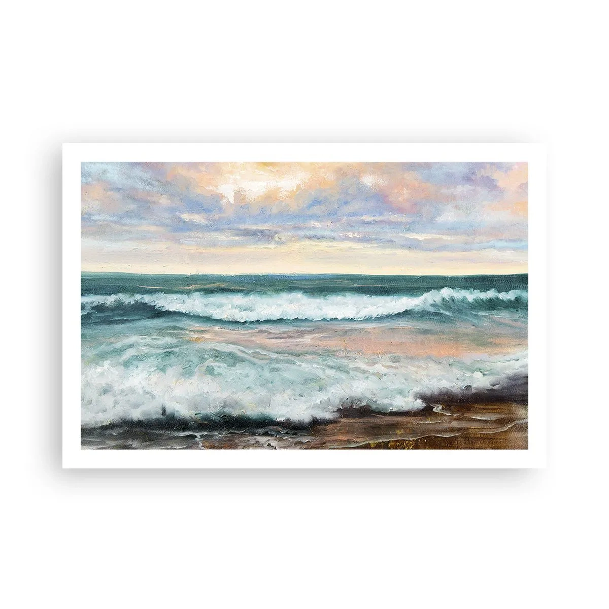 Affiche - Poster - Ici tu adouciras ton âme - 91x61 cm