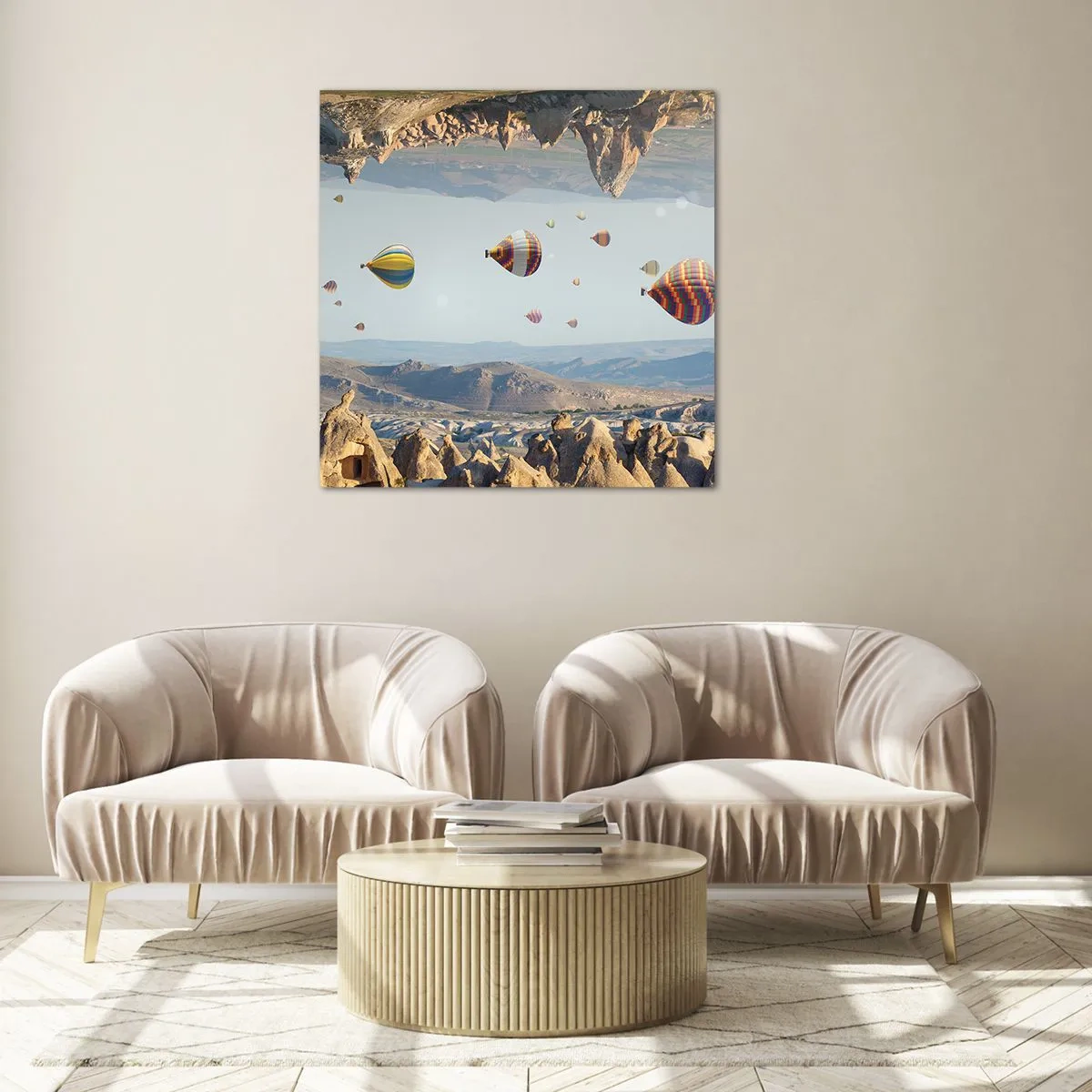 Impression sur verre - Image sur verre - Ici, tout est possible - 30x30 cm