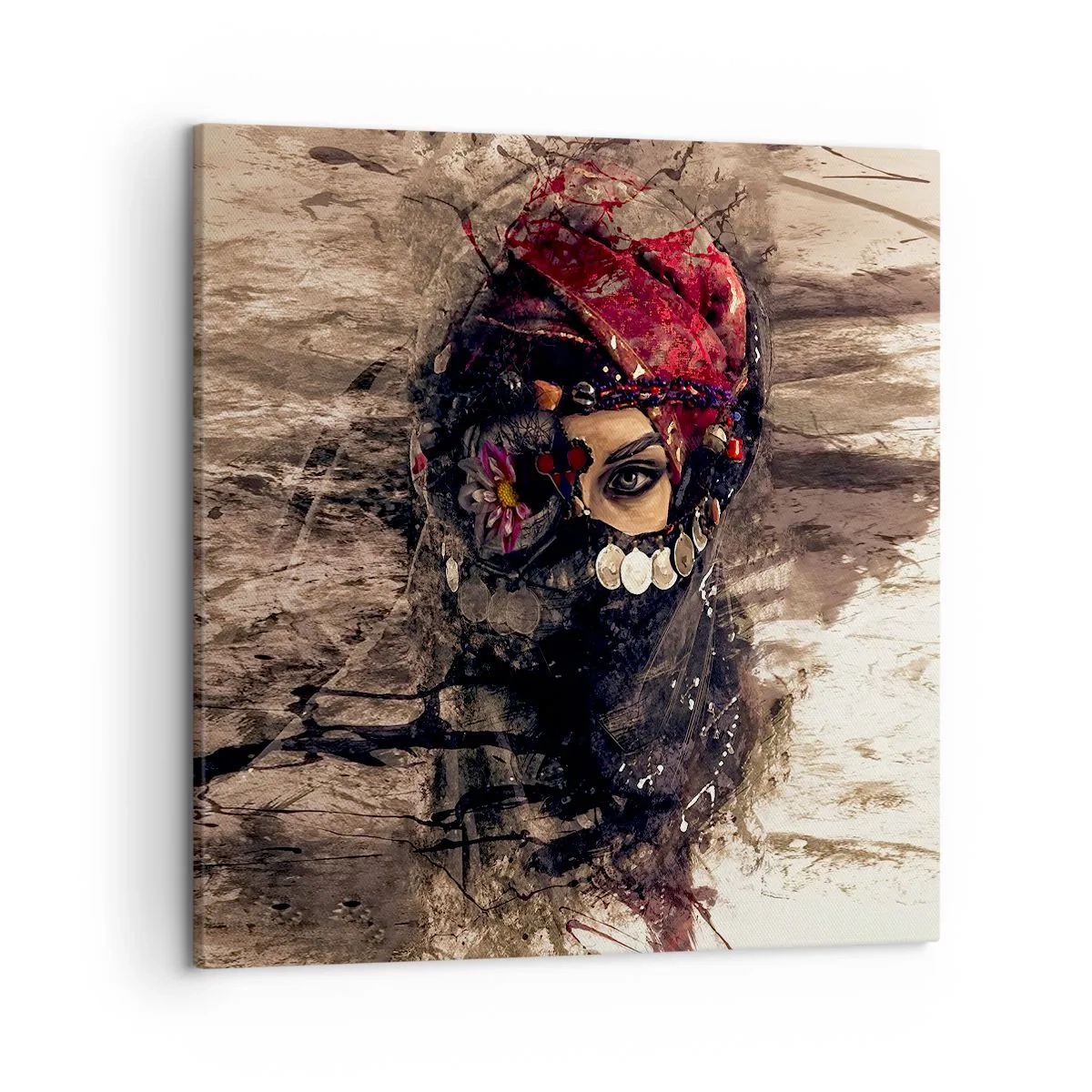 Impression sur toile - Image sur toile - Inquiétant, c'est le moins qu'on puisse dire - 50x50 cm