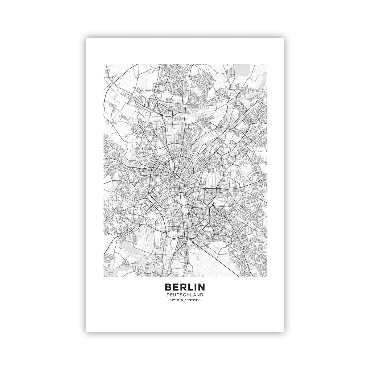 Affiche - Poster - Fleur de Berlin - 61x91 cm