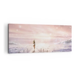 Impression sur toile - Image sur toile - A la lumière d'un rêve - 100x40 cm