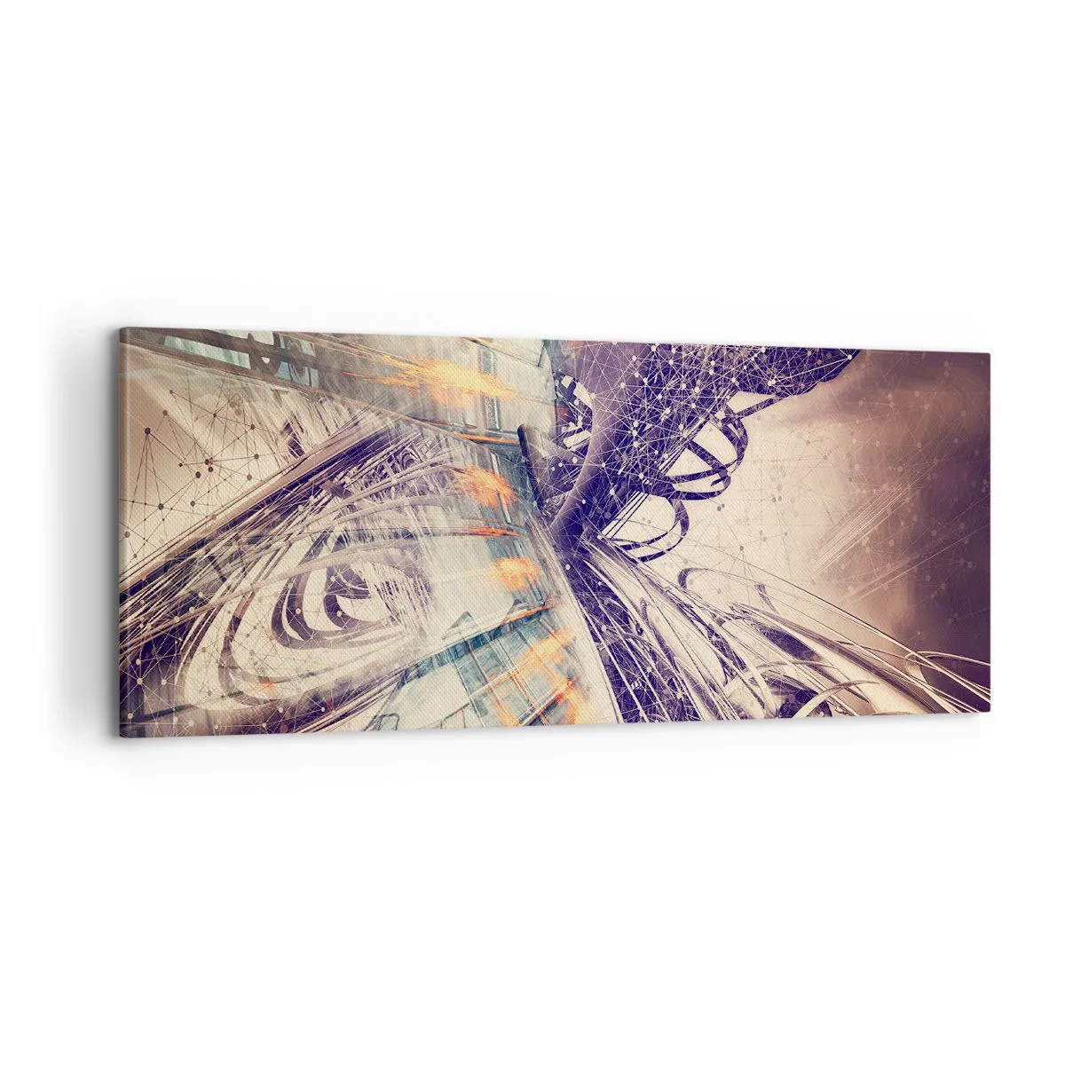 Impression sur toile - Image sur toile - En grande hâte - 100x40 cm