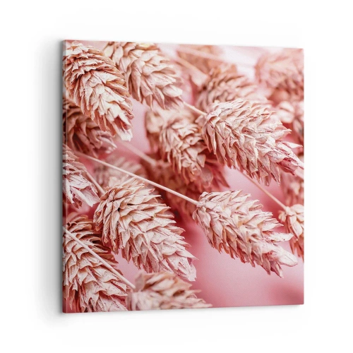 Impression sur toile - Image sur toile - Une cascade florale en rose - 60x60 cm