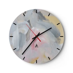 Horloge murale - Pendule murale - Dans un monde pastel - 40x40 cm