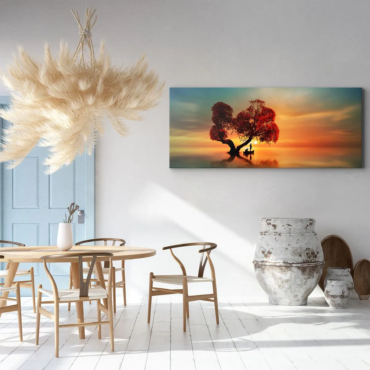 Impression sur toile - Image sur toile - Plénitude et éloignement sans monde - 90x30 cm