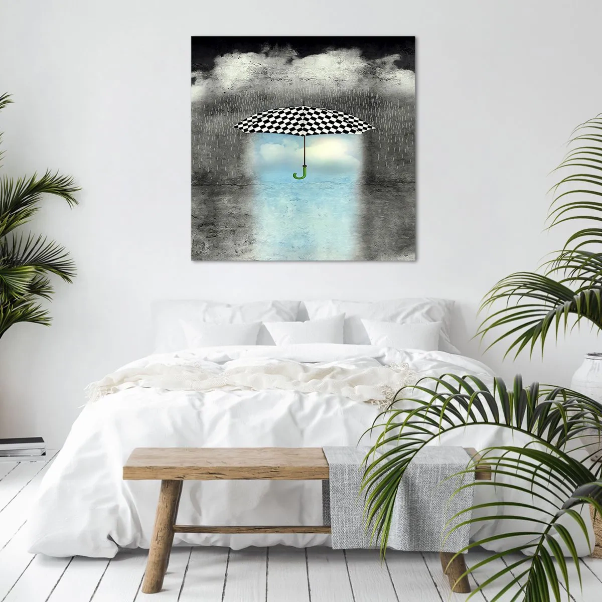 Impression sur toile - Image sur toile - Et pourtant c'est possible - 50x50 cm