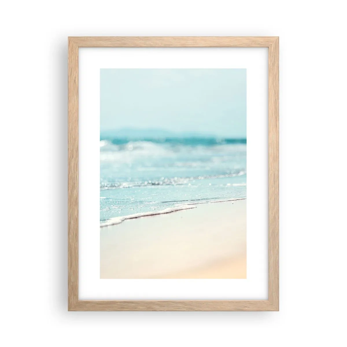 Affiche dans un chêne clair - Poster - Chaleur et bruissement - 30x40 cm