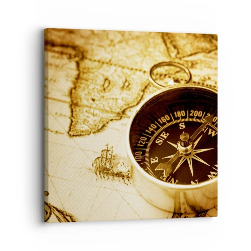 Impression sur toile - Image sur toile - Est ou ouest? - 30x30 cm