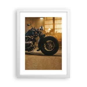 Affiche dans un cadre blanc - Poster - Je peux tout - 30x40 cm