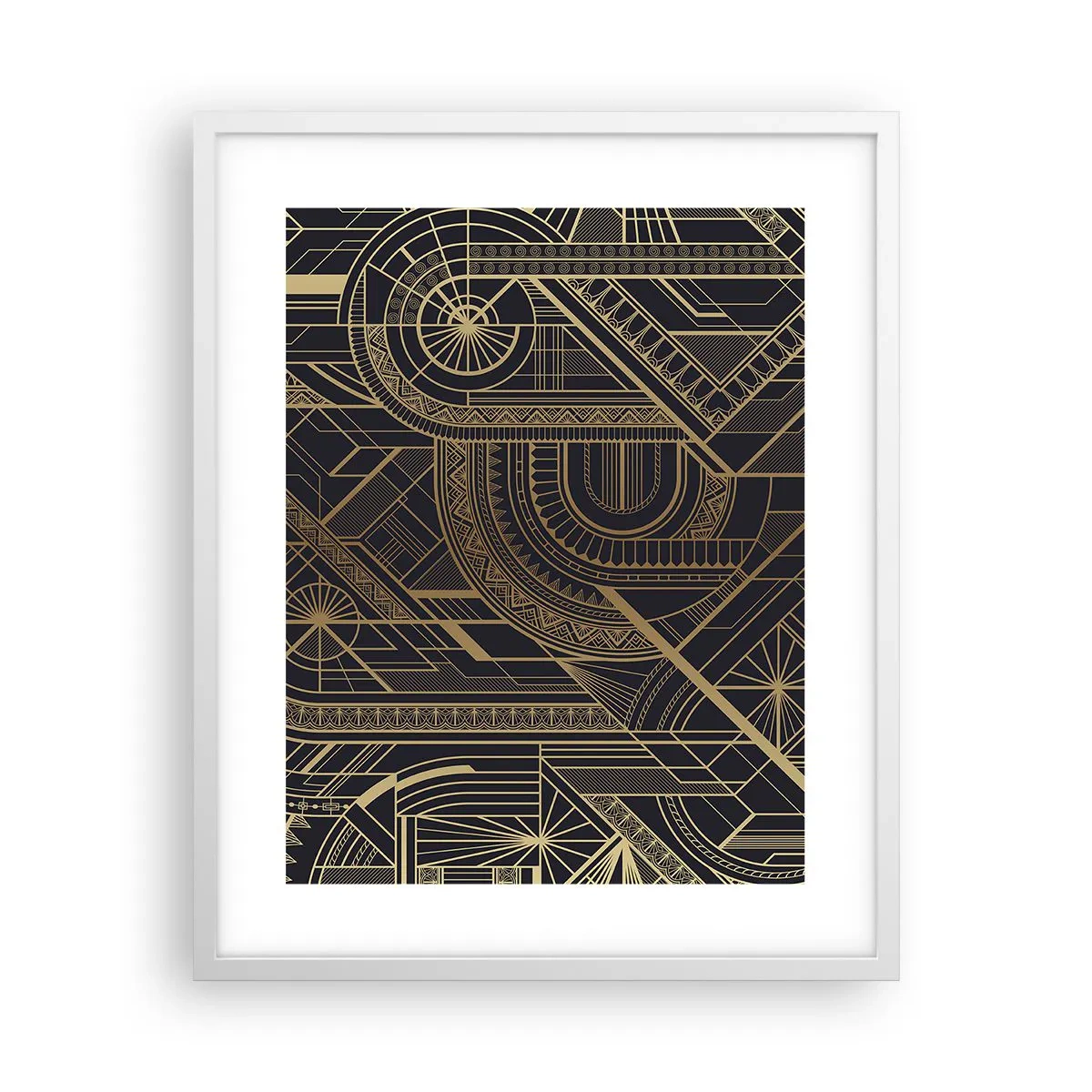 Affiche dans un cadre blanc - Poster - Concept, idée, plan - 40x50 cm