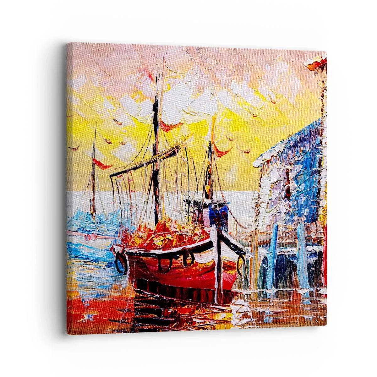 Impression sur toile - Image sur toile - Bon retour - 30x30 cm