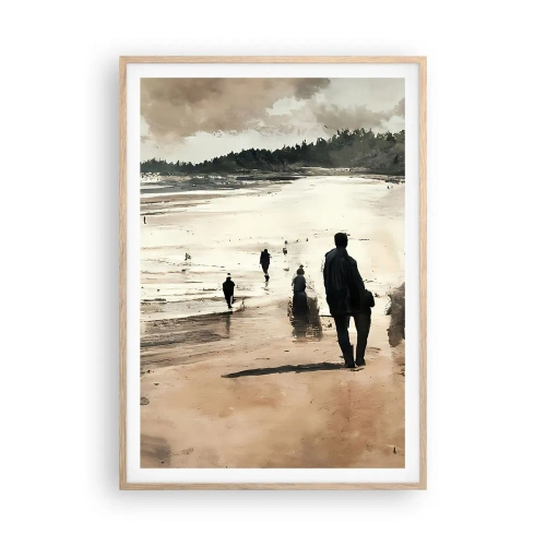 Affiche dans un chêne clair - Poster - Invoqué - 70x100 cm