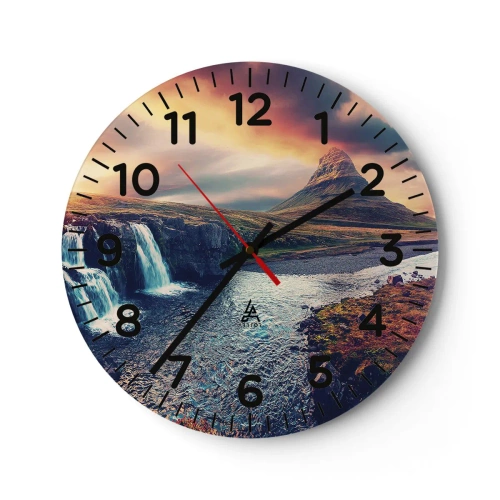 Horloge murale - Pendule murale - Dans la majesté de la nature - 30x30 cm