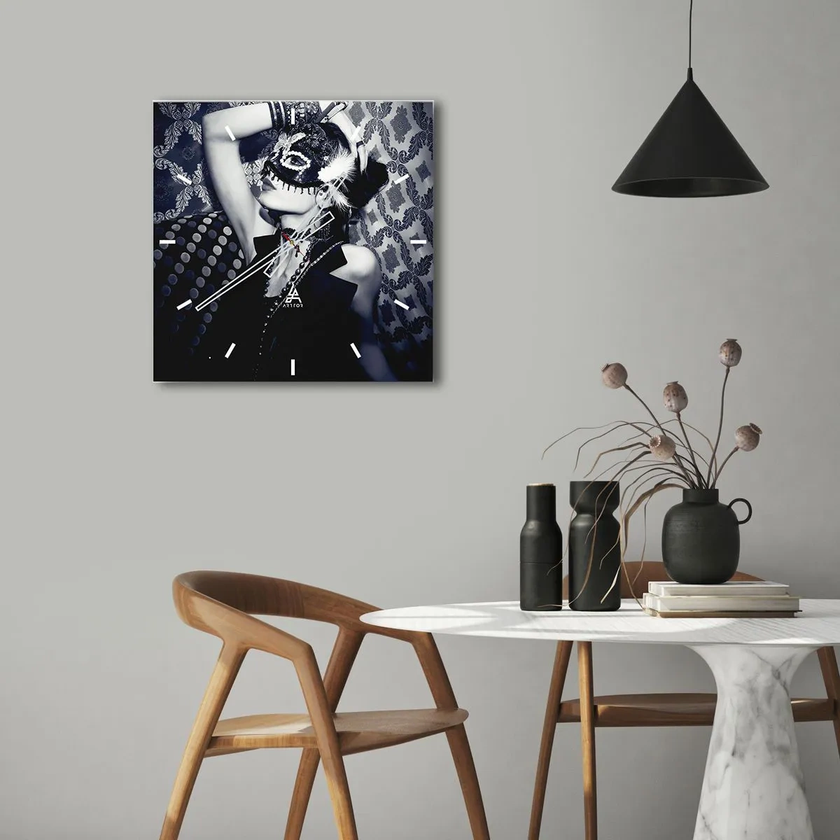 Horloge murale - Pendule murale - Décorations, ornements, motifs… - 40x40 cm