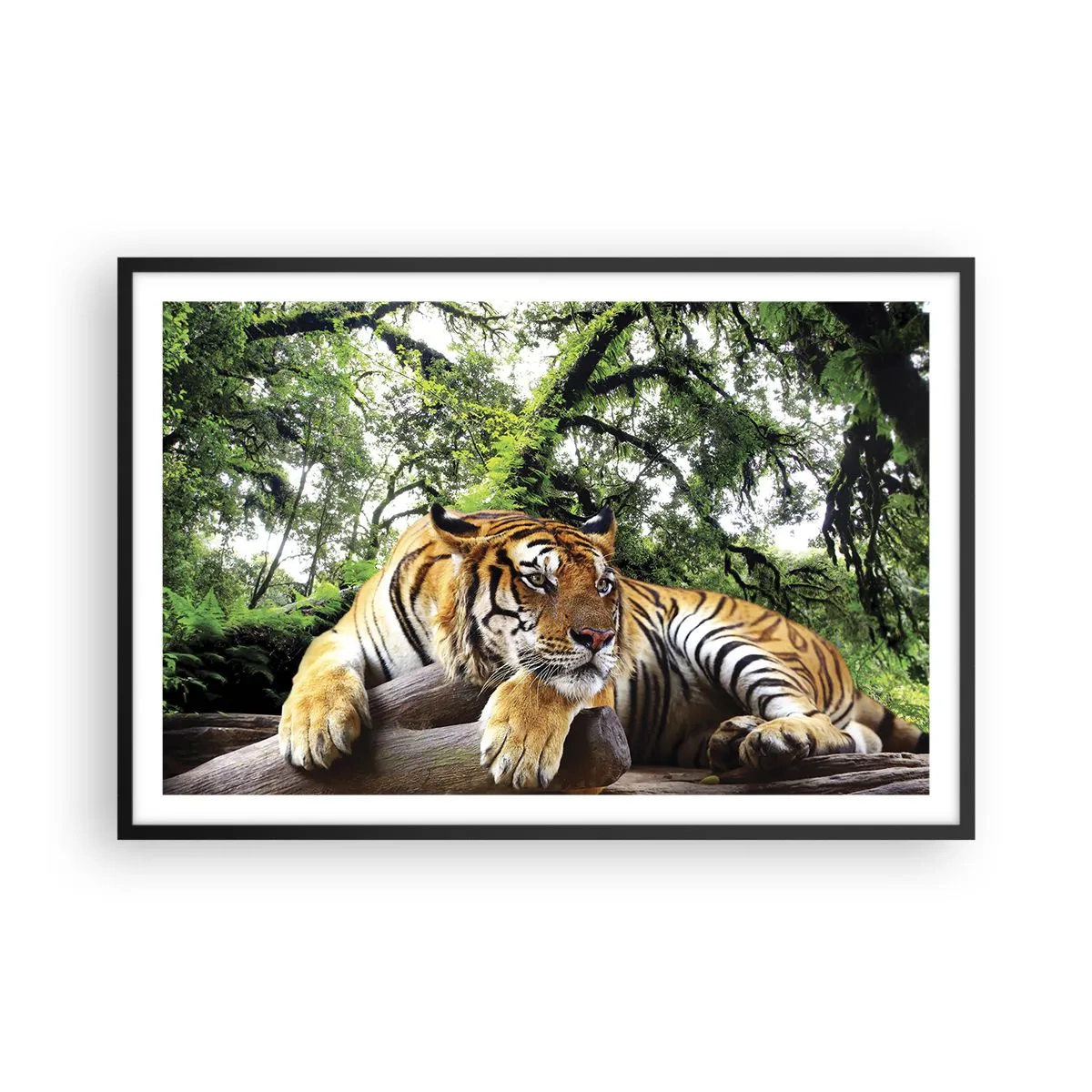 Affiche dans un cadre noir - Poster - Cordialement - 91x61 cm