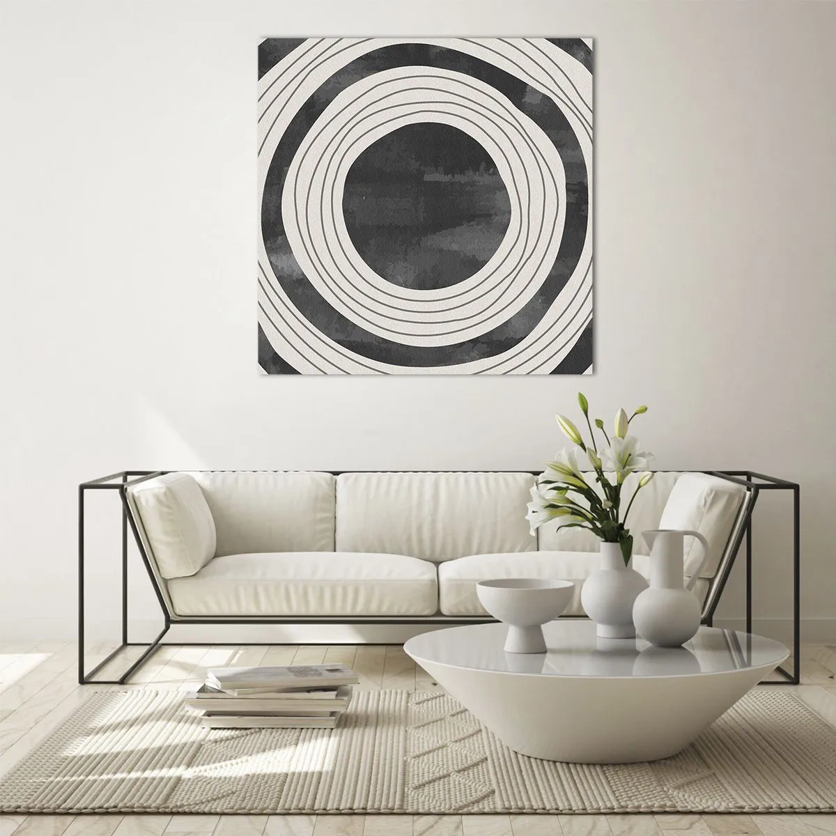 Impression sur verre - Image sur verre - Droit au but - 70x70 cm