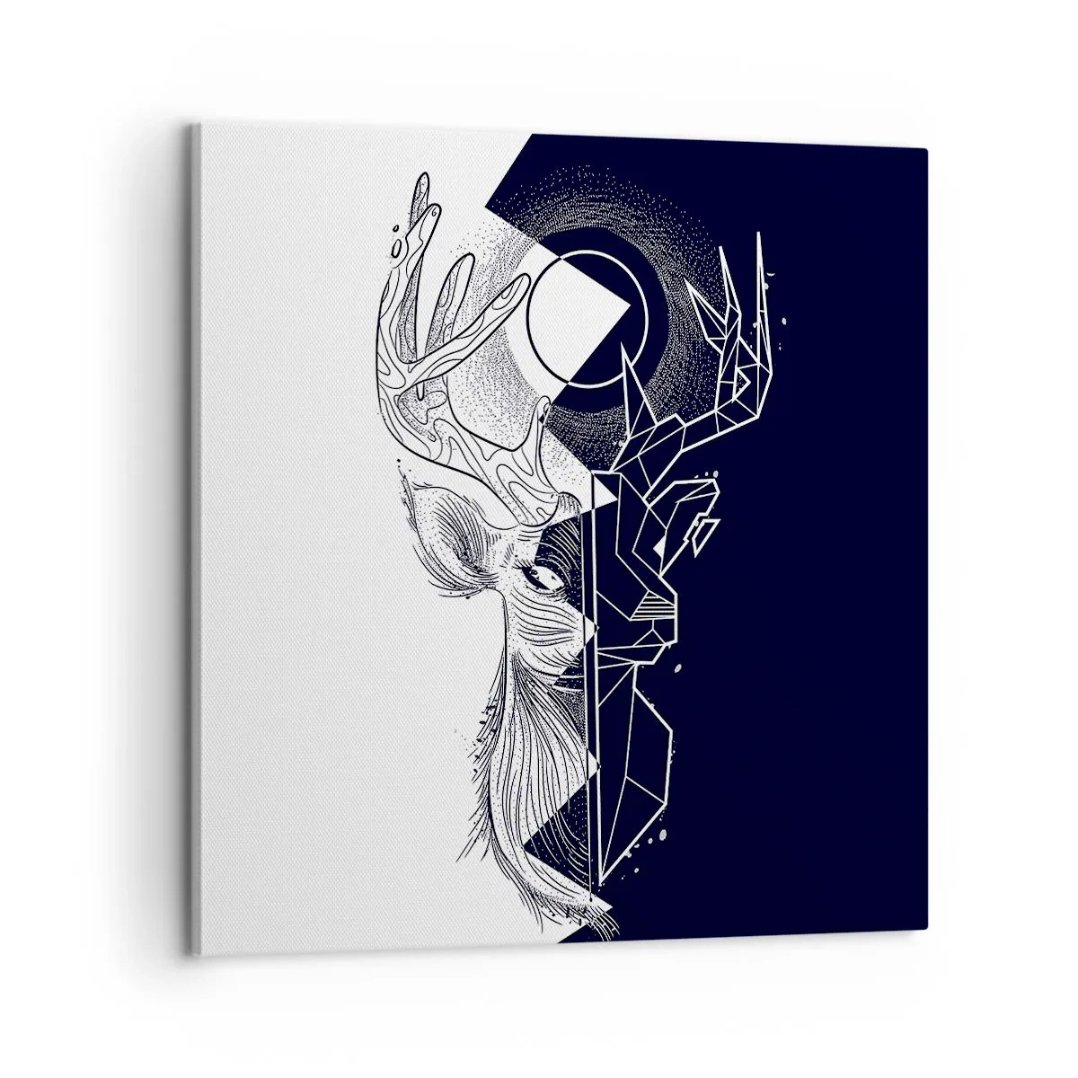 Impression sur toile - Image sur toile - La lutte et l'unité des contraires - 60x60 cm