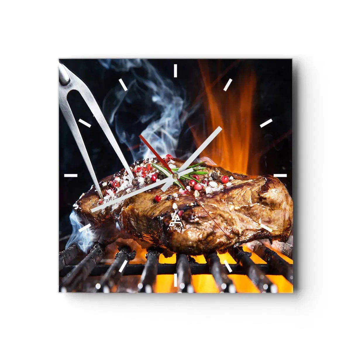 Horloge murale - Pendule murale - Juteux et parfumé - 40x40 cm