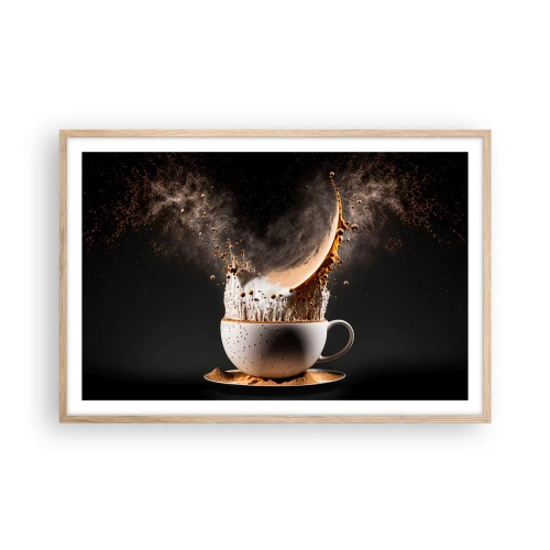 Affiche dans un chêne clair - Poster - Une explosion de saveur - 91x61 cm