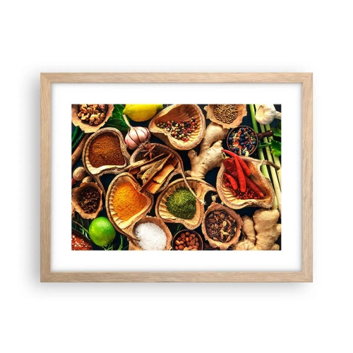 Affiche dans un chêne clair - Poster - Prends ce que tu veux - 40x30 cm