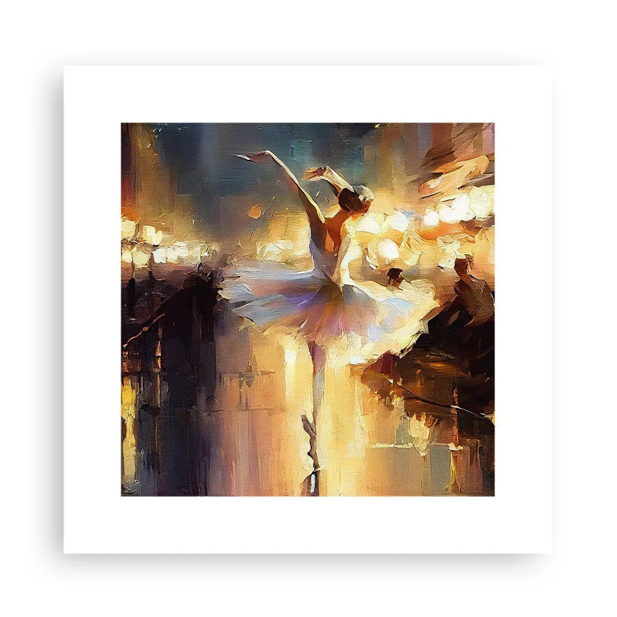 Affiche - Poster - Miracle dans la rue - 30x30 cm