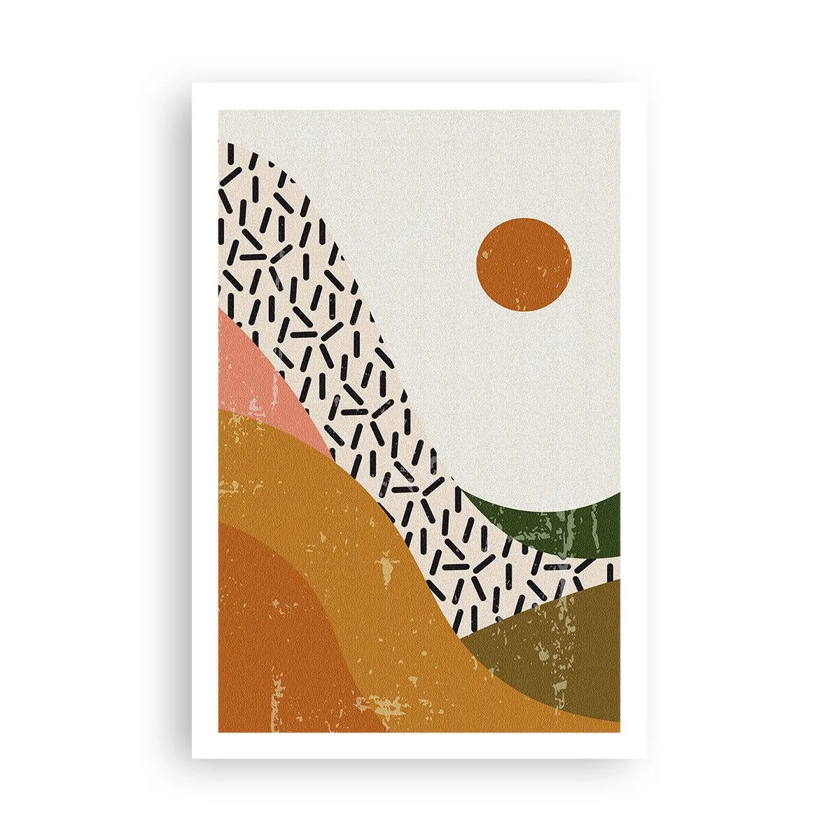 Affiche - Poster - Abstraction solaire - 61x91 cm