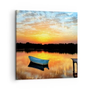 Impression sur toile - Image sur toile - Regardez, écoutez, méditez - 50x50 cm