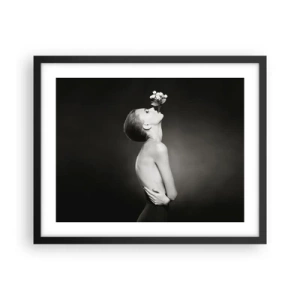 Affiche dans un cadre noir - Poster - Elégance excentrique - 50x40 cm