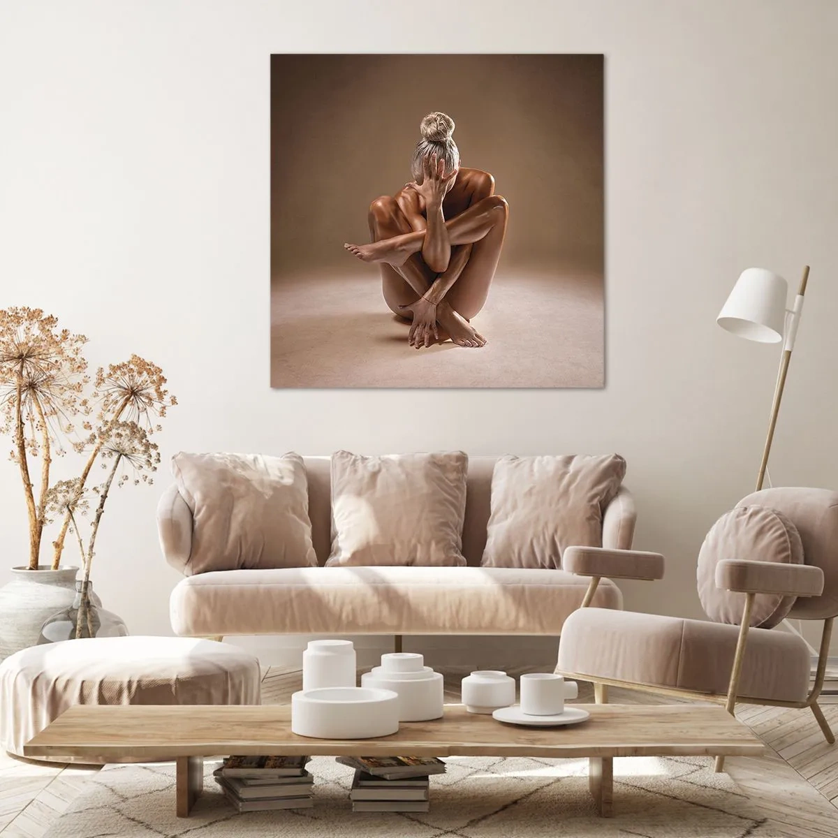 Impression sur toile - Image sur toile - Unité du corps et de l'âme - 40x40 cm