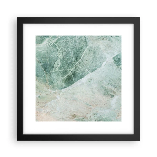 Affiche dans un cadre noir - Poster - La noble froideur de la pierre - 30x30 cm