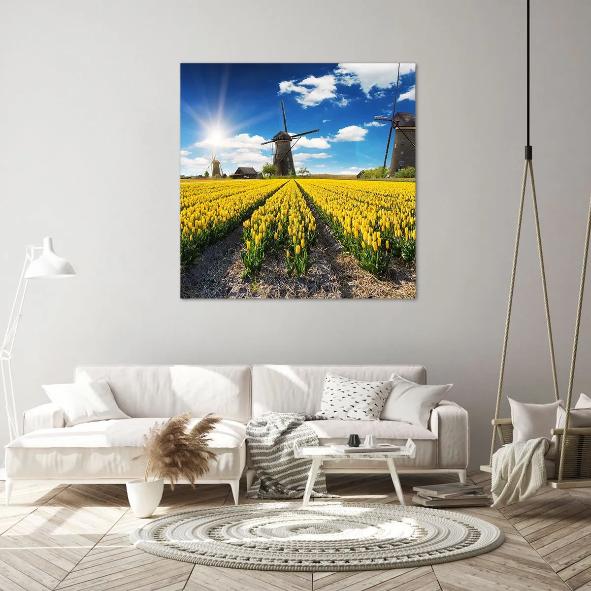 Impression sur toile - Image sur toile - Ça ne pourrait pas être plus hollandais - 50x50 cm