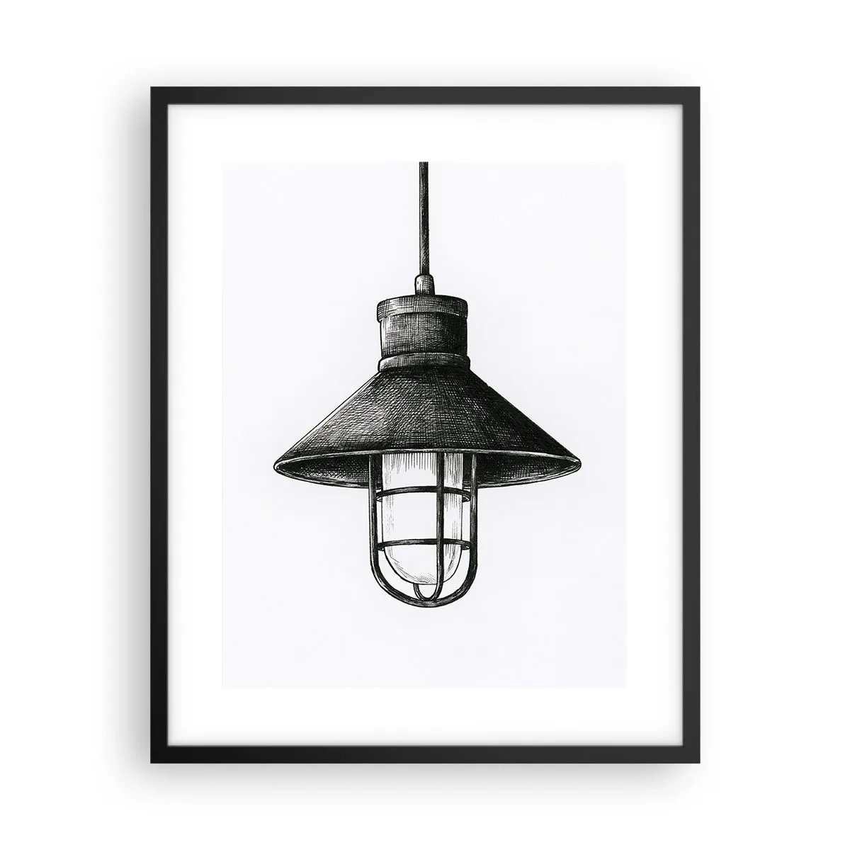 Affiche dans un cadre noir - Poster - Comme il y a des années… - 40x50 cm