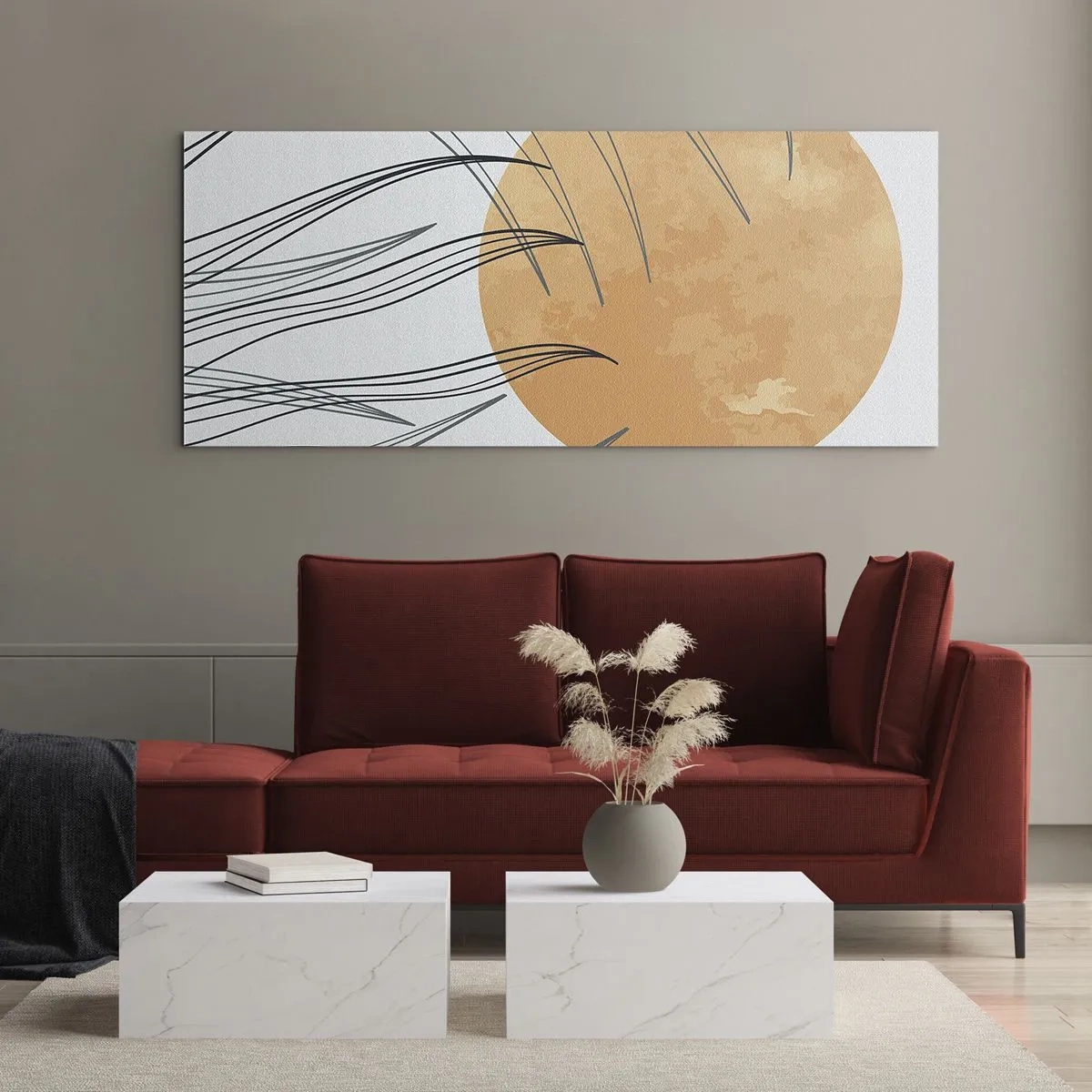 Impression sur verre - Image sur verre - Toujours vers le soleil - 100x40 cm