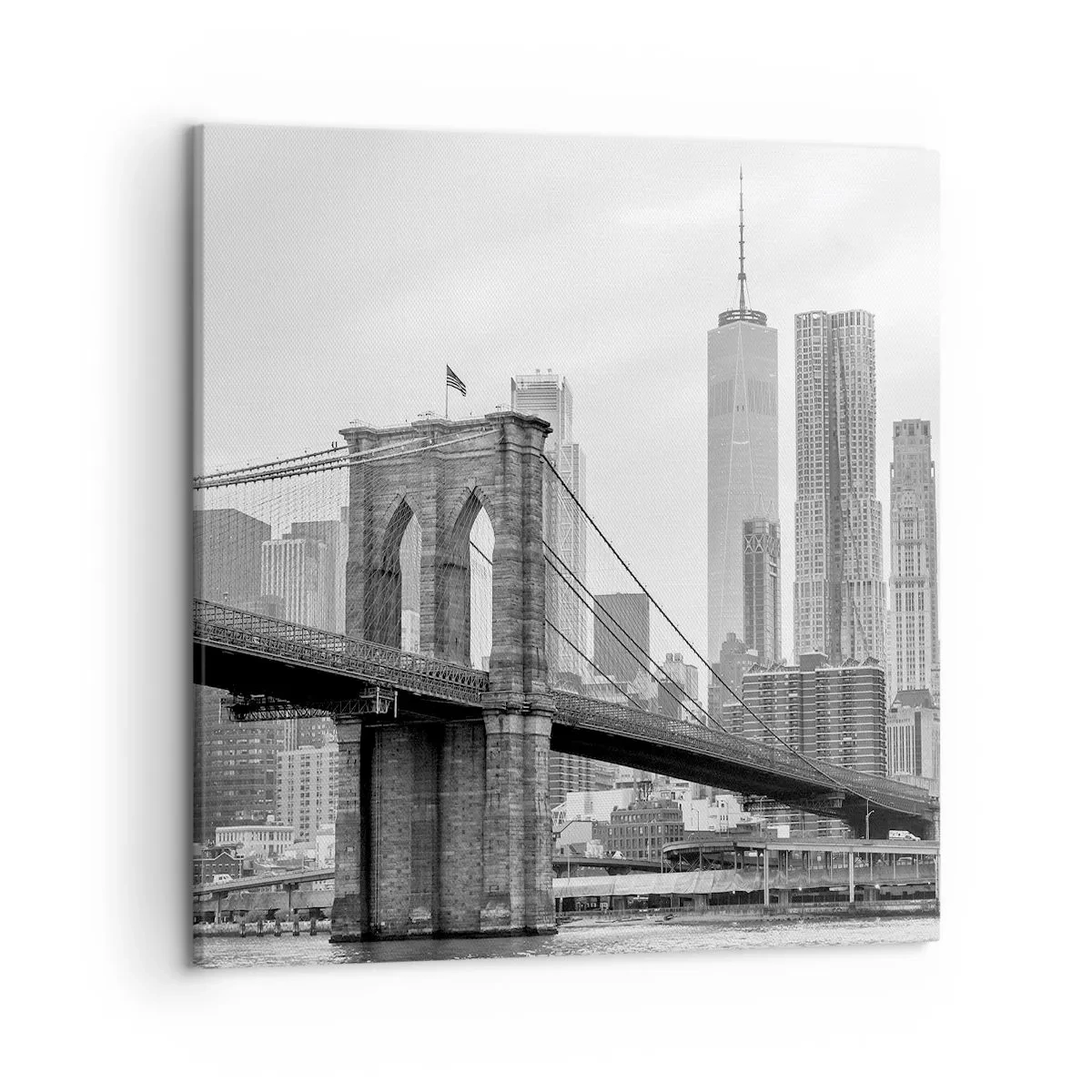 Impression sur toile - Image sur toile - Climat New-Yorkais - 50x50 cm