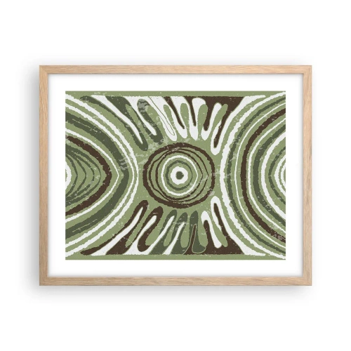 Affiche dans un chêne clair - Poster - Une explosion d'émotions - 50x40 cm