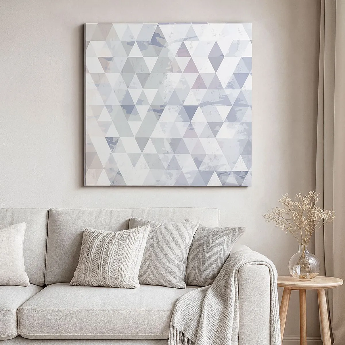 Impression sur toile - Image sur toile - En rythme de trois - 30x30 cm